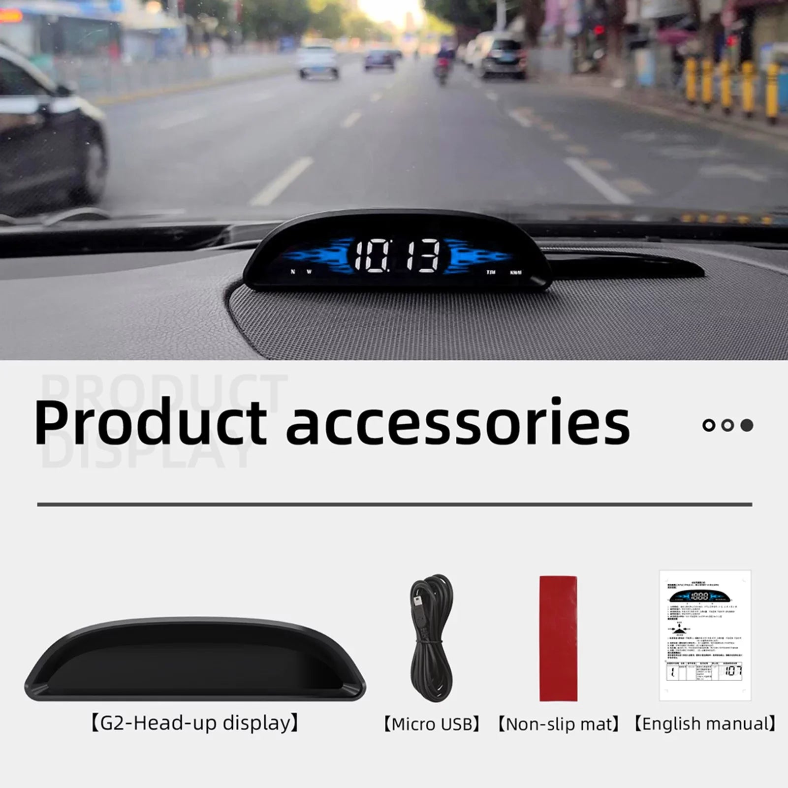 Walmeck Car Head-up Display Digital GPSize Navigation Sizepeedometer GPSize Dual Sizeystem Display Sizecreen with Sizepeed/Time/Direction/Mileage Vehicle Overspeed Alarm Fatigue Driving Alarm