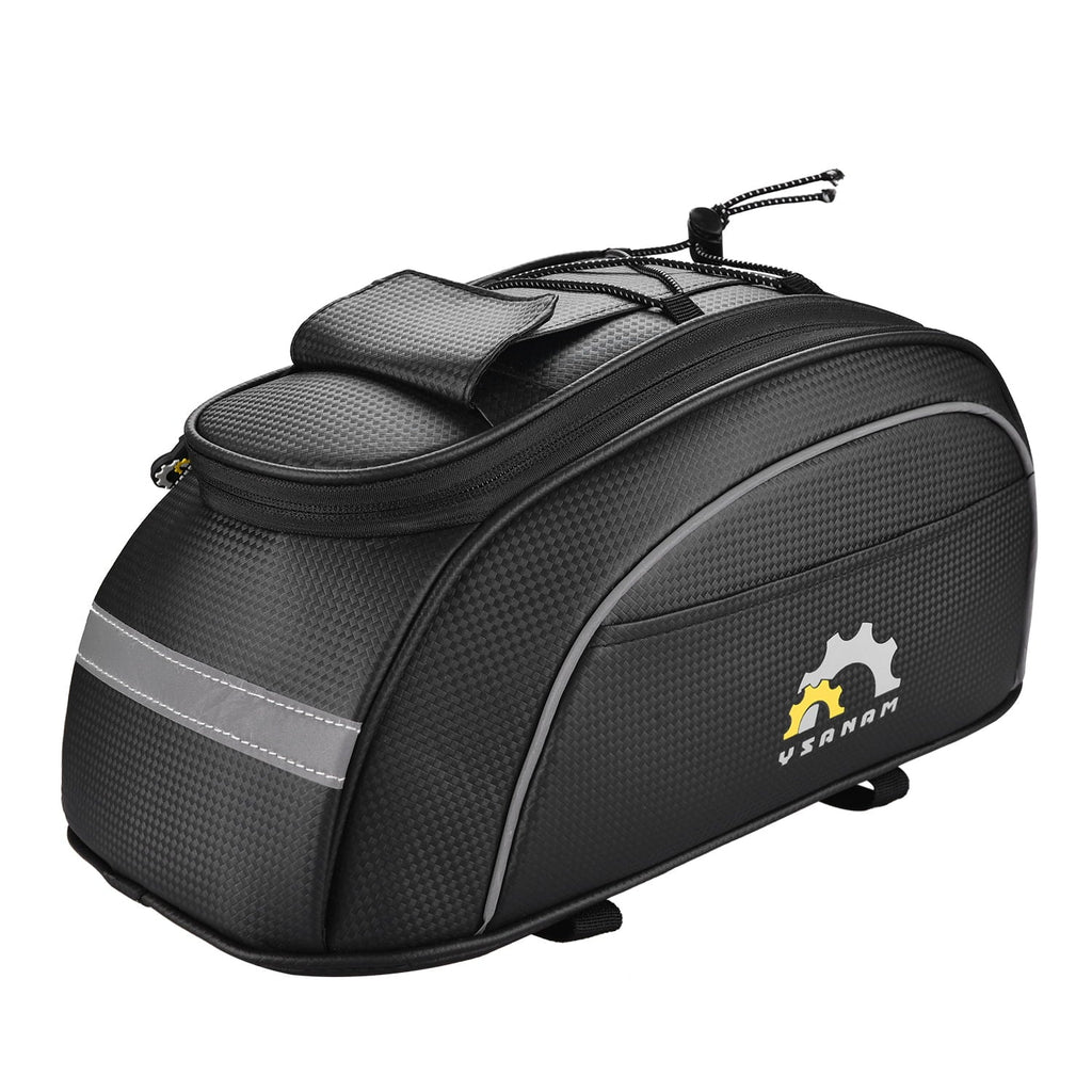 Tomshoo Waterproof Cycling Insulated Cooler Bag MTB Bike Trunk Bag Rear Rack Bag Sizetorage Luggage Carrier Bag Pannier