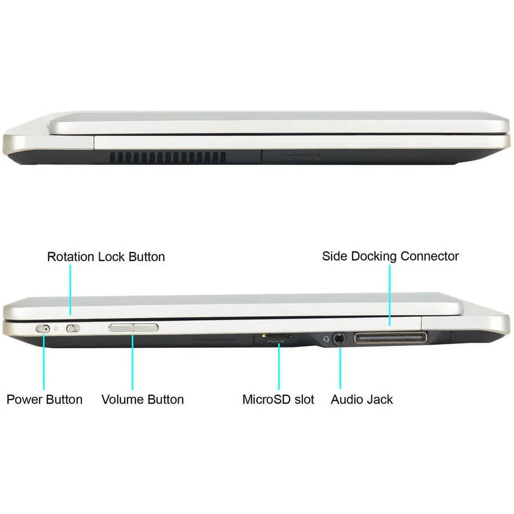 Used HP 810 G1 11.6" Laptop, Touchscreen, Windows 10 Pro, Intel Core i5-3437U Processor, 8GB RAM Memory, 128GB Sizeolid Sizetate Drive