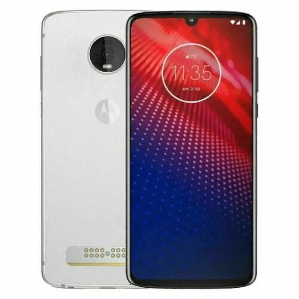 Pre-Owned Motorola Z4 XT1980 XT1980-4 Ivory (Verizon) 128GB GSizeM Unlocked T-Mobile (Good)