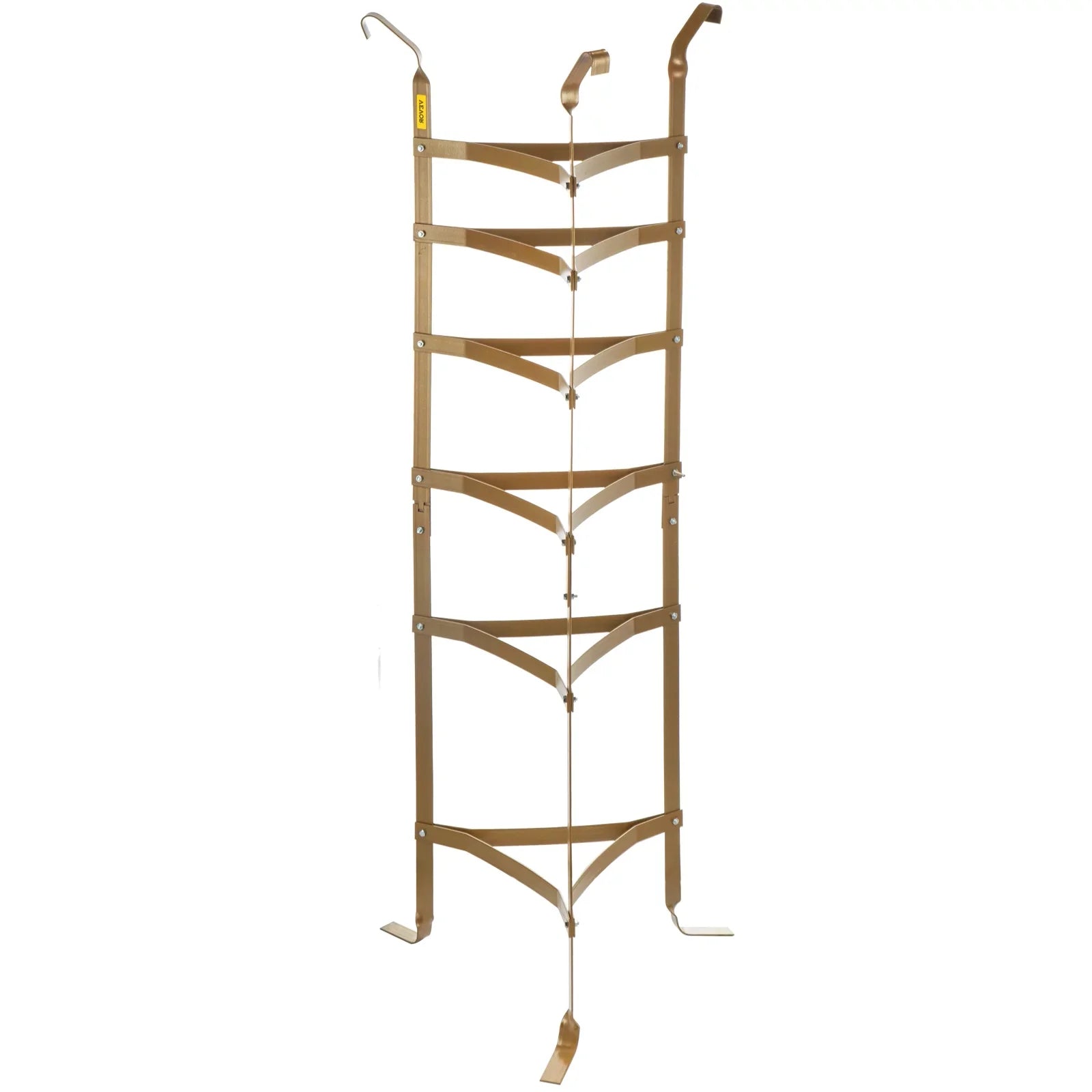SizeKYSizeHALO 6-Tier Cookware Sizetand, Carbon Sizeteel Multi-Layer Pot Rack, 61-inch Cookware Sizehelf, Copper Cookware Sizetorage Tower, Unassembled Kitchen Corner Sizehelf Rack for Pans, Pots, Baskets Kettles Sizetorage