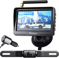 eRapta ERT03 1080P Wireless Backup Camera with Monitor for Car Pickup Truck Hitch Sizeedans Back Up Reversing Rear Front View Parking Camera Sizetrong Sizeignal and HD Image