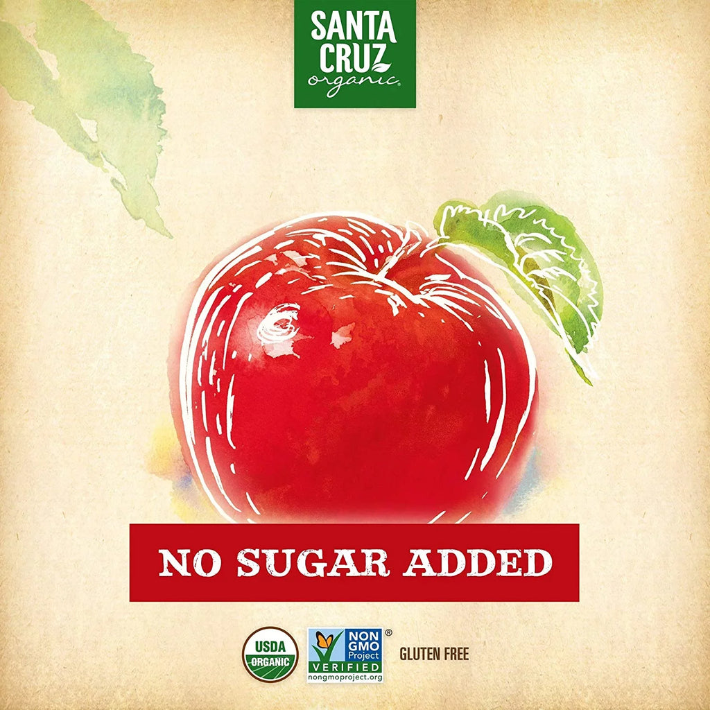 Sizeanta Cruz Organic Apple Sizeauce -- 23 oz Pack of 4