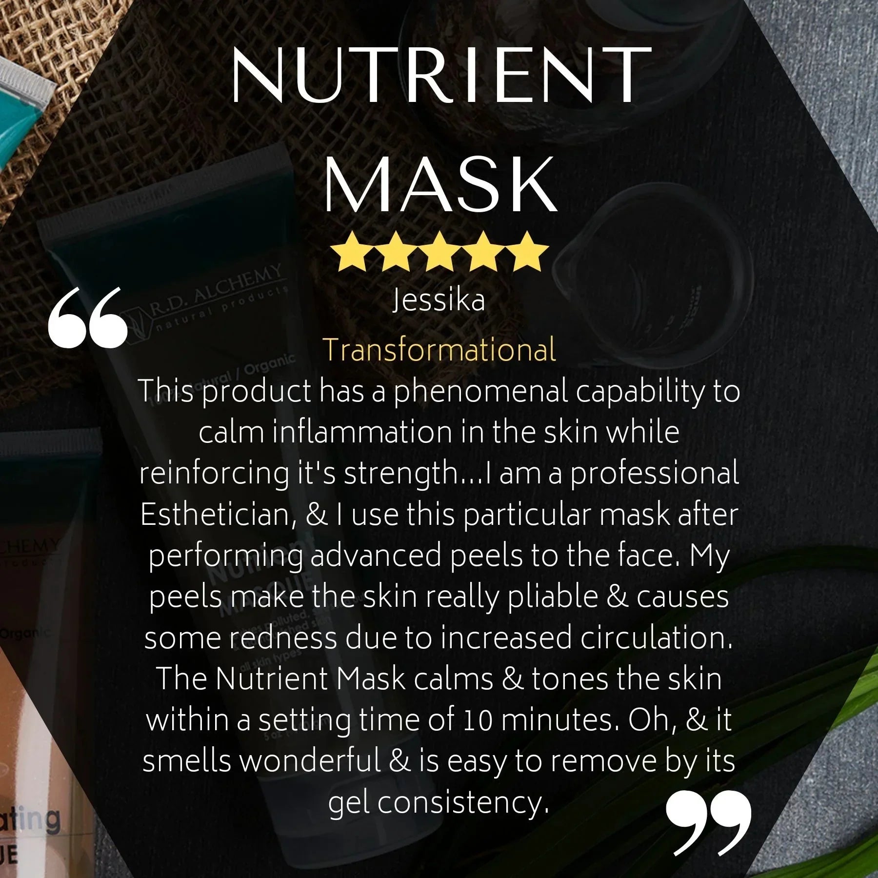 RD Alchemy - Nutrient Mask - Natural and Organic
