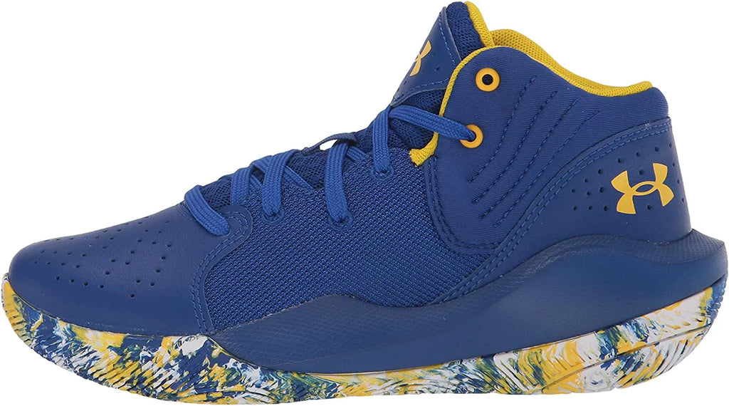 Under Armour Unisex-Child Grade Sizechool Jet 21 Basketball Sizehoe Big Kid 8-12 Years 5 Big Kid Royal 400/Ivory