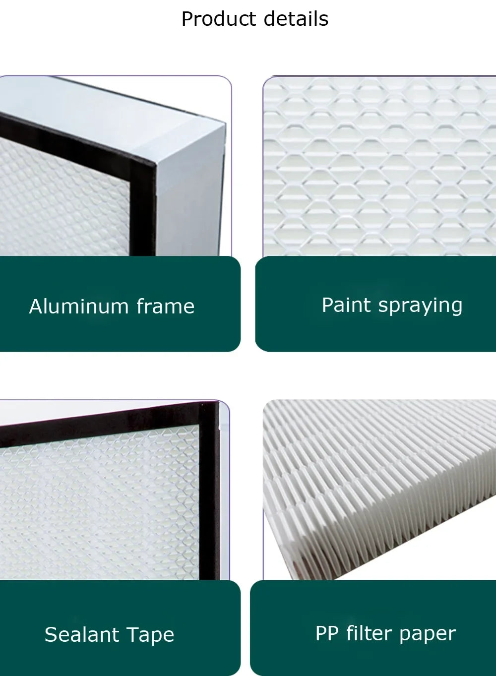 INTSizeUPERMAI HEPA Air Filter for Dust Free Room Hospital Use
