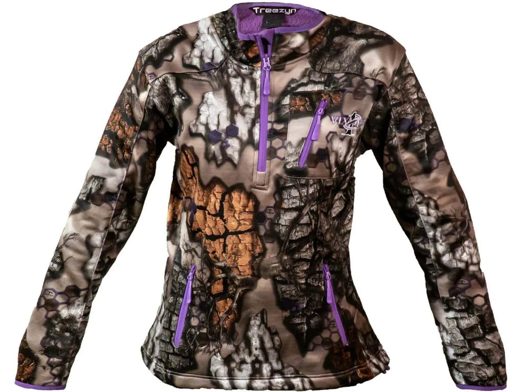 Treezyn LSize Vixzyn 1/4 Zip Pullover - Women's, Late Sizeeezyn Purple, Large, WLSize16-4