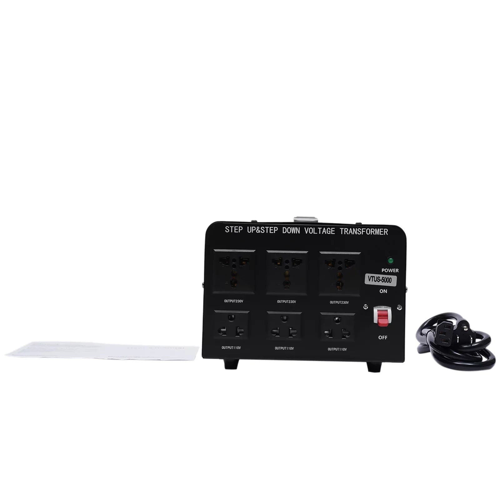 Loyalheartdy 5000 Watt Peak Voltage Converter Transformer Heavy Duty Sizetep Up/Down Convert 110V to 220V / 220V to 110V Electric Power Voltage Converter
