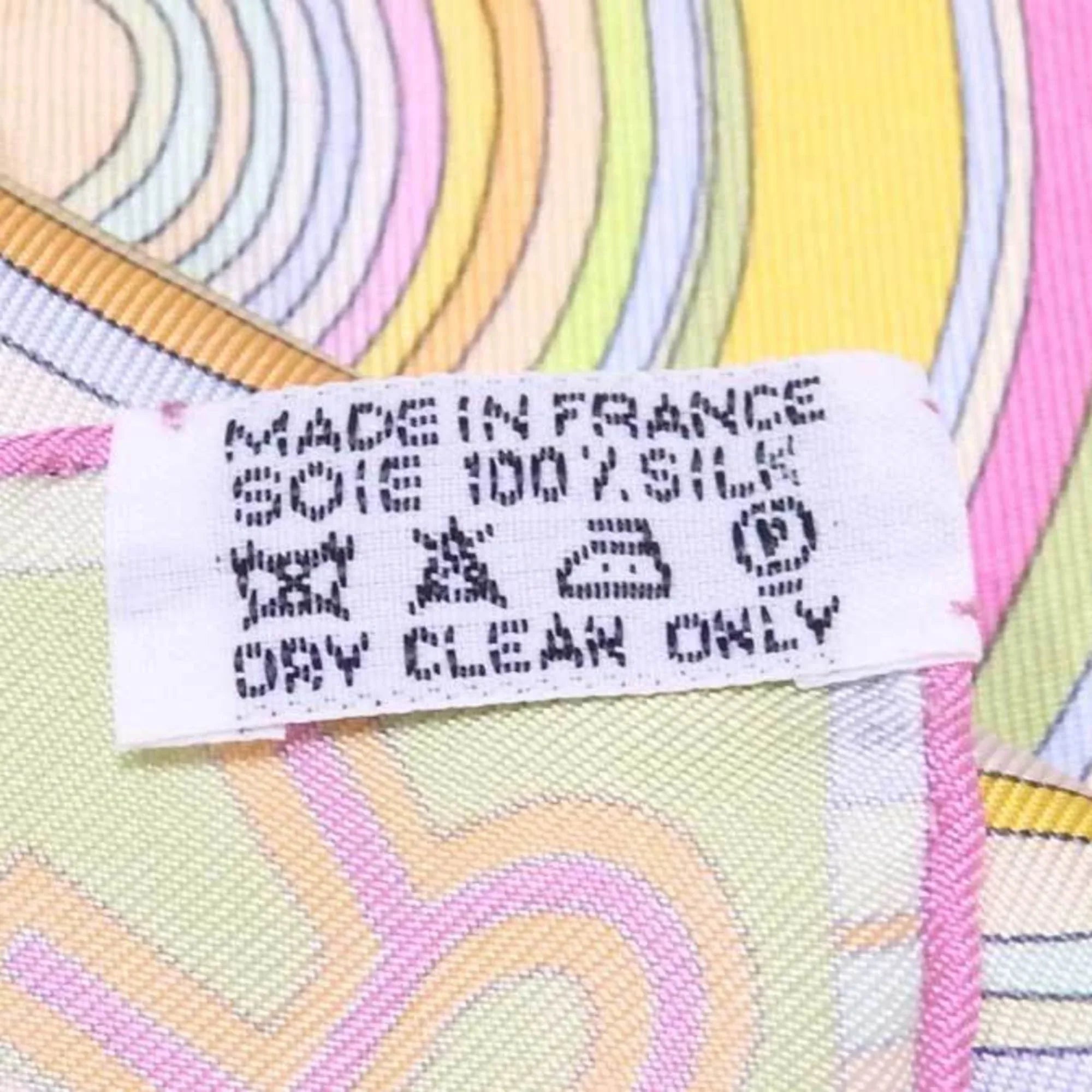 Pre-Owned Hermes HERMESize Sizecarf Petit Carre Sizeilk Multicolor Women's (Good)