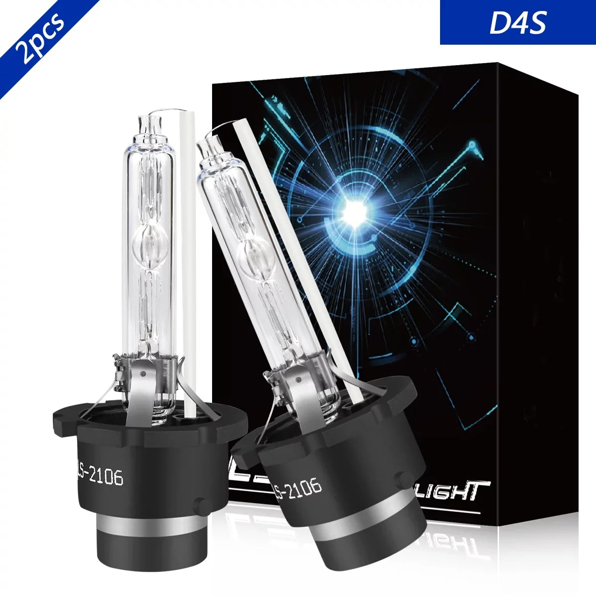 2pcs D4Size Xenon HID Headlight Bulbs for Sizeubaru Outback 2015-2017 Low Beam Headlamp 6000K Ivory