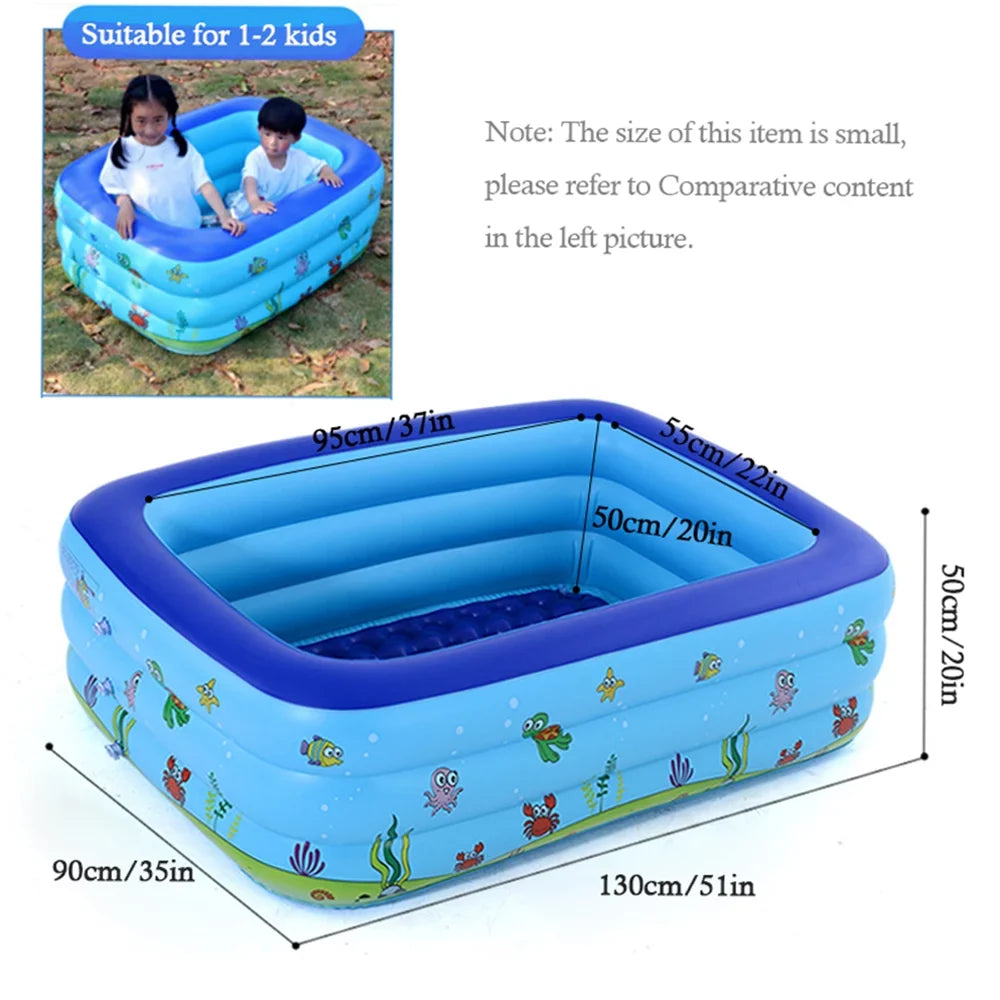 moobody Portable Sizewimming Pool Inflatable Sizewimming Pool Basin Kid Bathtub