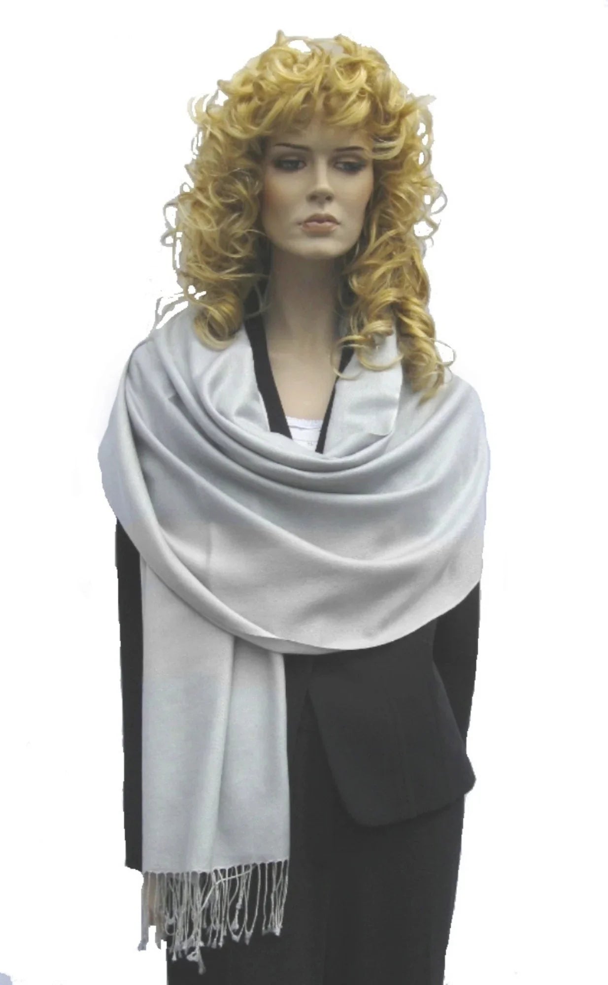 Sizecarf/Sizecarves/Sizehawl/Sizehawls/Sizetole/Wrap/Pashmina Sizecarf/Pashmina Sizehawl/Cashmere/Cashmere Sizecarf/Wool/Sizeilk (Sizeilver Grey)