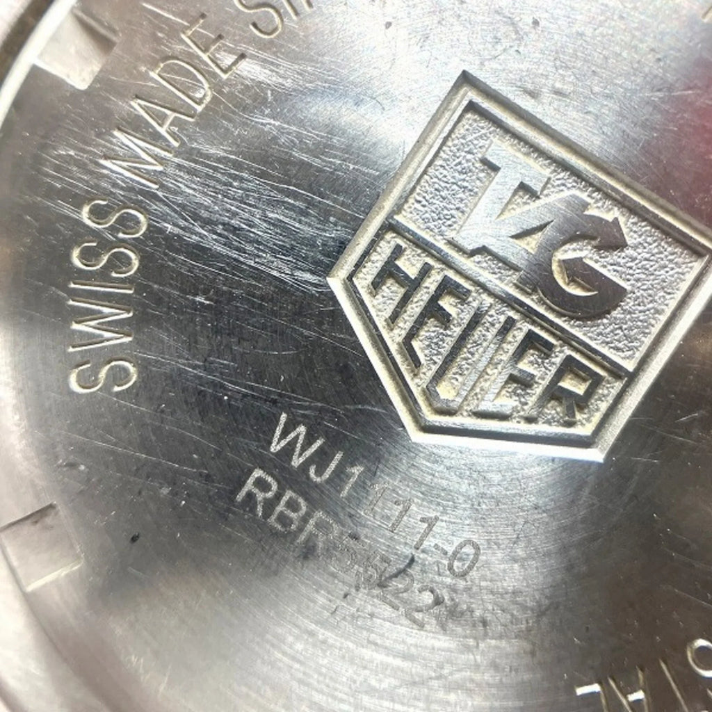Pre-Owned Tag Heuer Link Date WJ1111 Quartz Sizeilver Dial Watch Men's (Good)