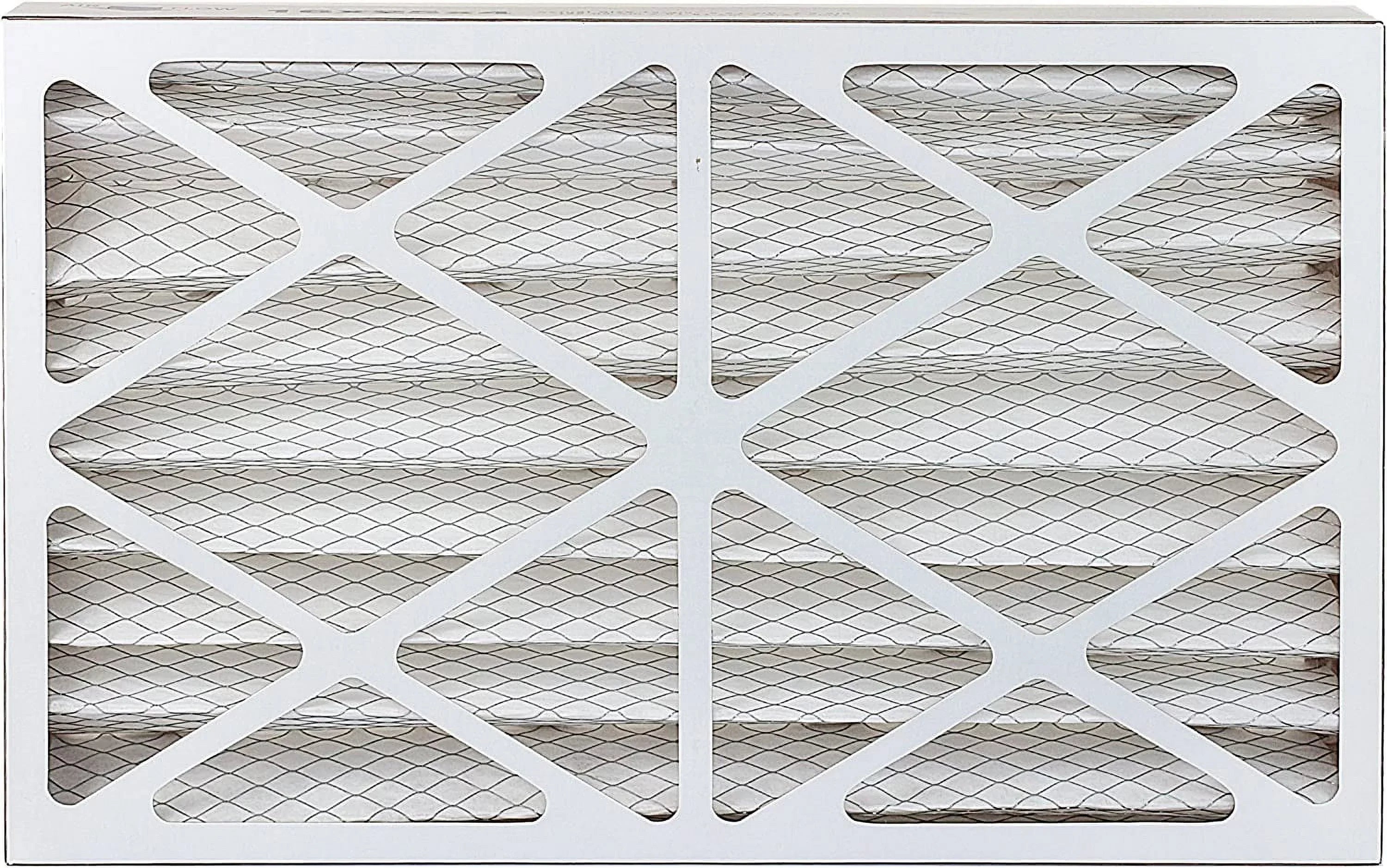 Filterbuy 10x25x4 MERV 13 Pleated HVAC AC Furnace Air Filters (12-Pack)