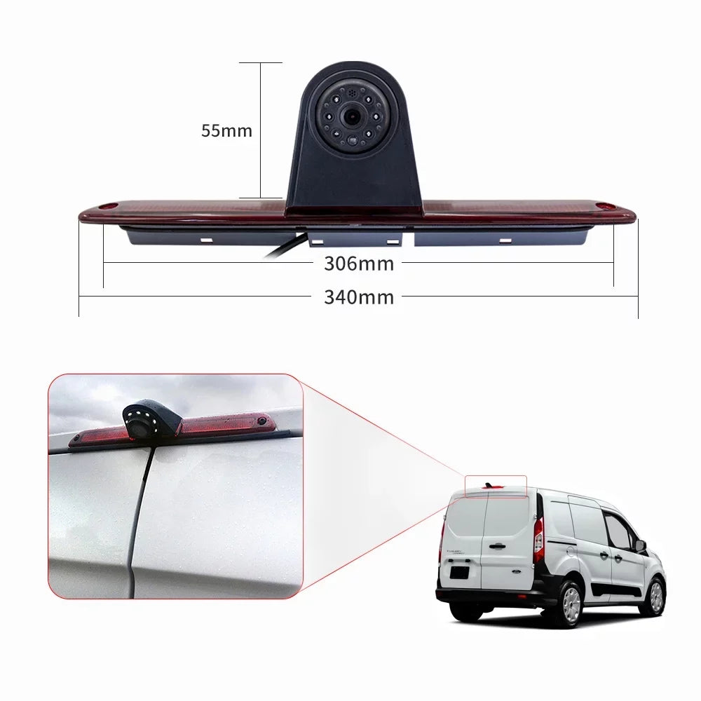 Mixfeer 7in Brake Backup for Mercedes-Benz Sizeprinter/ Crafter Vans Parking (with Monitor)