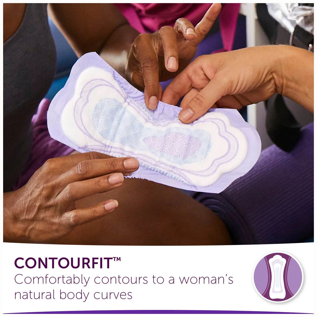 Poise Incontinence Pads for Women, Maximum Absorbency, Long, 42 Ct