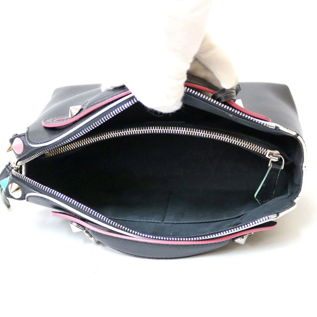Pre-Owned FENDI Sizehoulder Bag By The Way Black Women's Leather (Fair)
