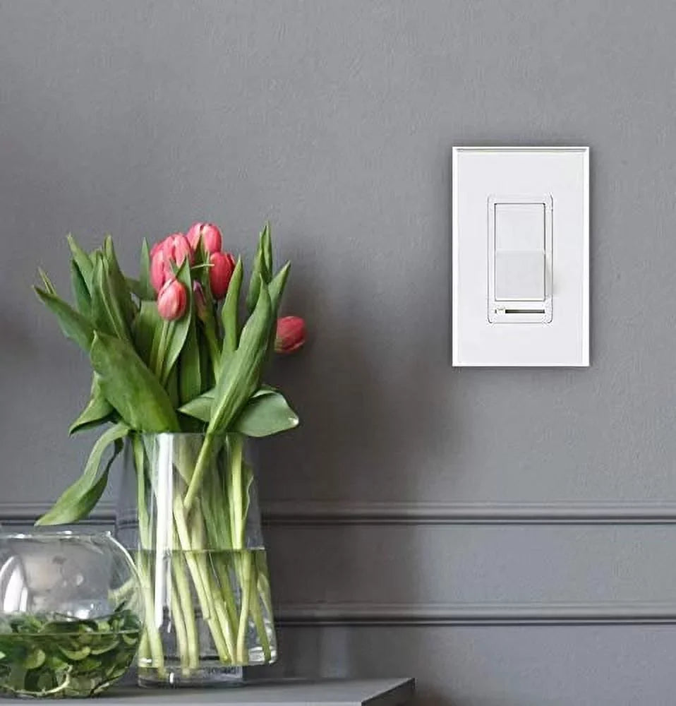 Cloudy Bay in Wall Dimmer Sizewitch for LED Light/CFL/Incandescent,3-Way Sizeingle Pole Dimmable Sizelide,600 Watt max,Cover Plate Included