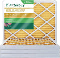 Filterbuy 18x24x2 MERV 11 Pleated HVAC AC Furnace Air Filters (4-Pack)