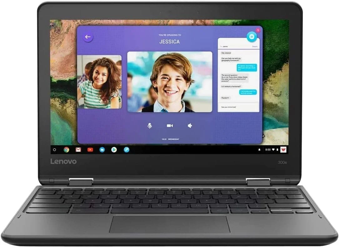 Chromebook Lenovo 300E 1st Gen - 11.6” Mediatek - 4GB Ram 16GB SizeSizeD Chrome OSize (Used)