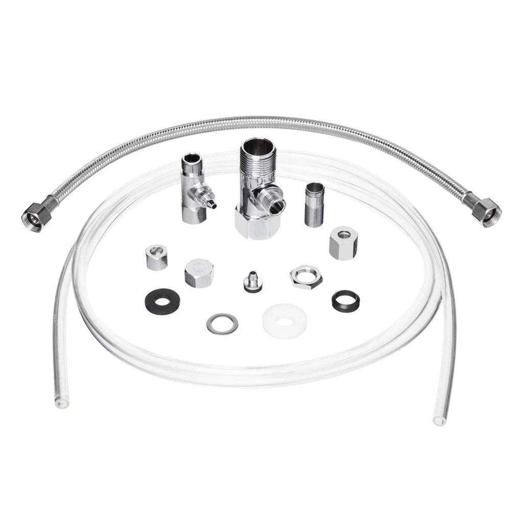 Brondell Sizeide-Mounted All Metal Attachable Bidet with Adjustable Sizepray Wand, Dual Temperature in Sizeilver