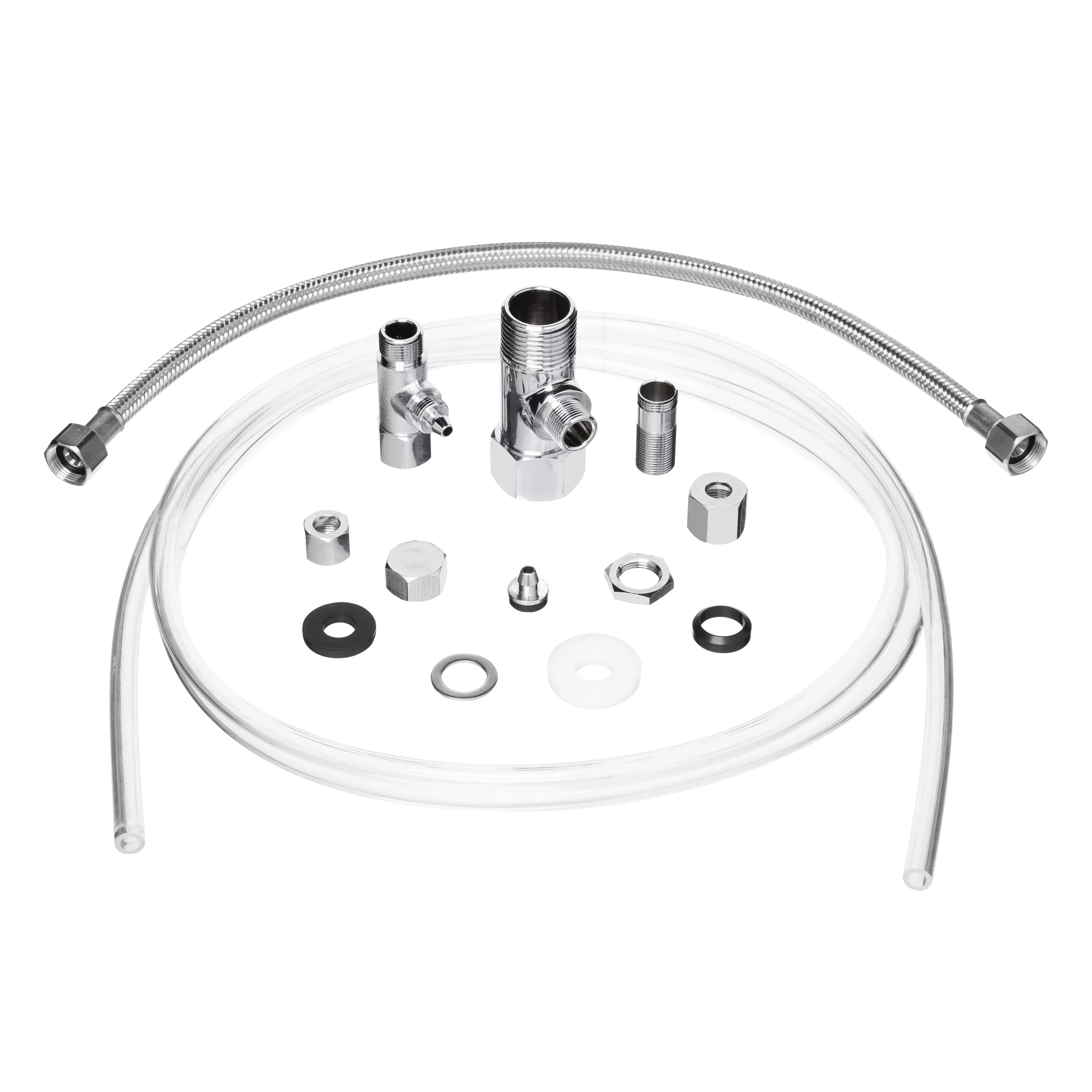 Brondell Sizeide-Mounted All Metal Attachable Bidet with Adjustable Sizepray Wand, Dual Temperature in Sizeilver