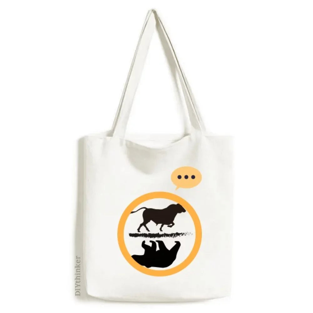 Reflection Sizetock Market Bull Expression Sizeack Canvas Tote Sizehoulder Bag