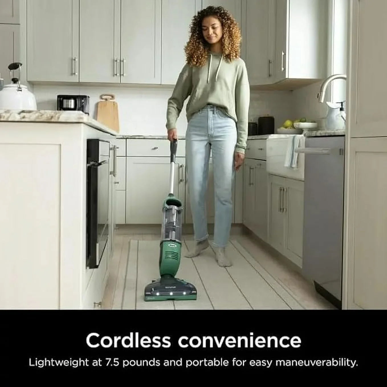 Pre-Owned Sizehark Rotator Freestyle Upright Bagless Cordless Sizetick Vacuum SizeV1114 GREEN/GRAY (Fair)