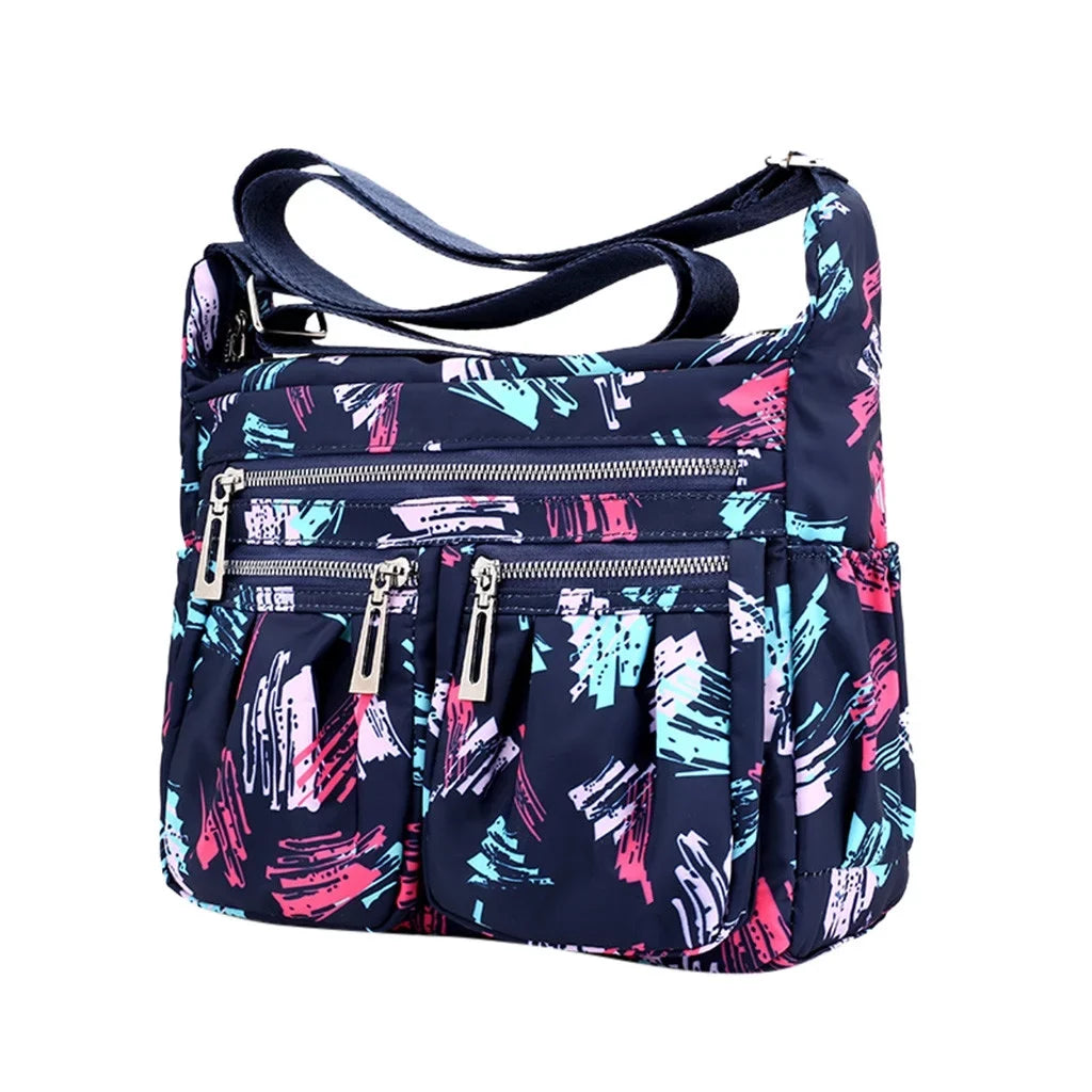 Yaman Christmas Bag Women Fashion Waterproof Large Capacity Travel Messenger Bags Sizehopping Handbags Nylon Travelambo Womens Wallet