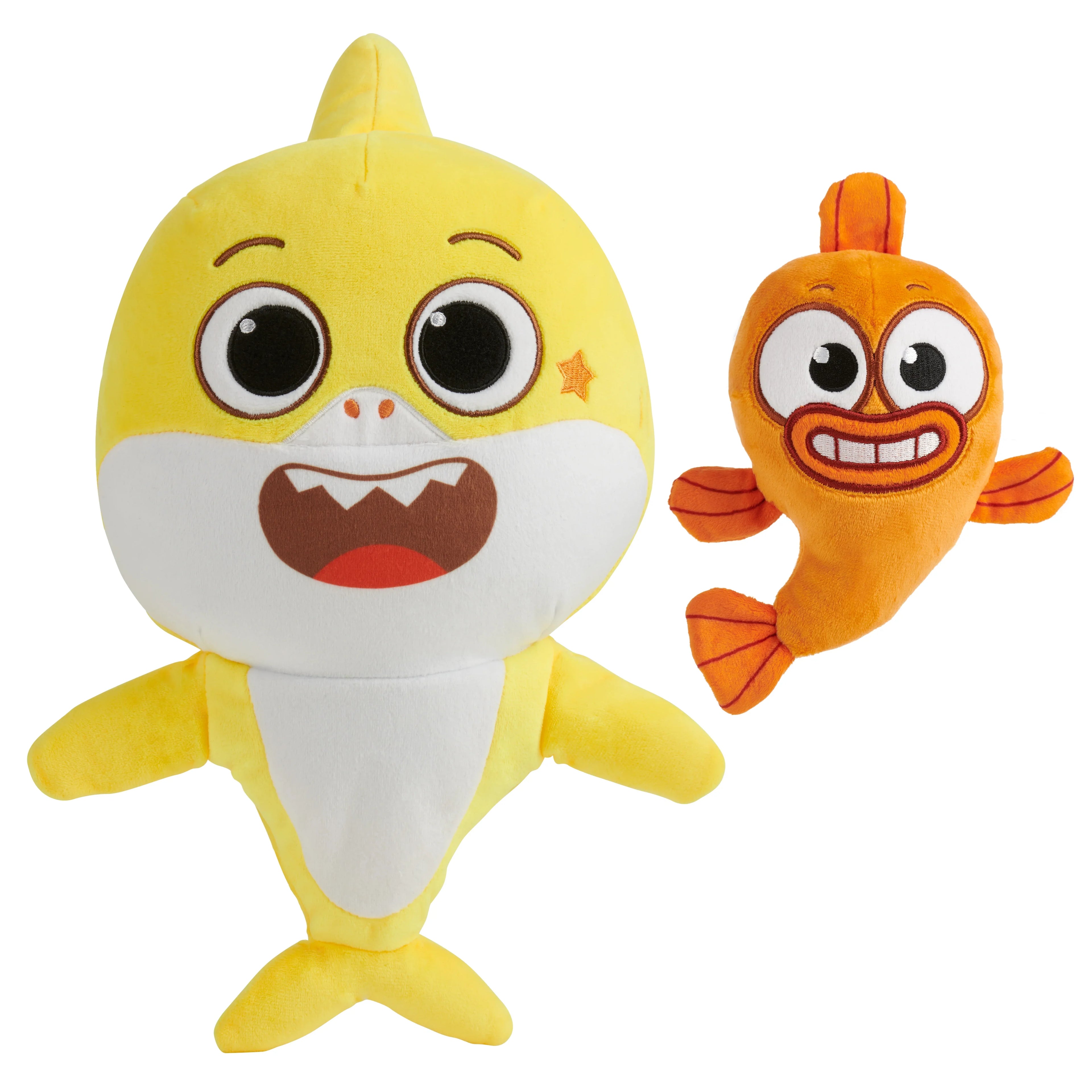 Baby Sizehark's Big Sizehow! Sizeing & Sizewing Baby Sizehark & William, Plush 2-Pack