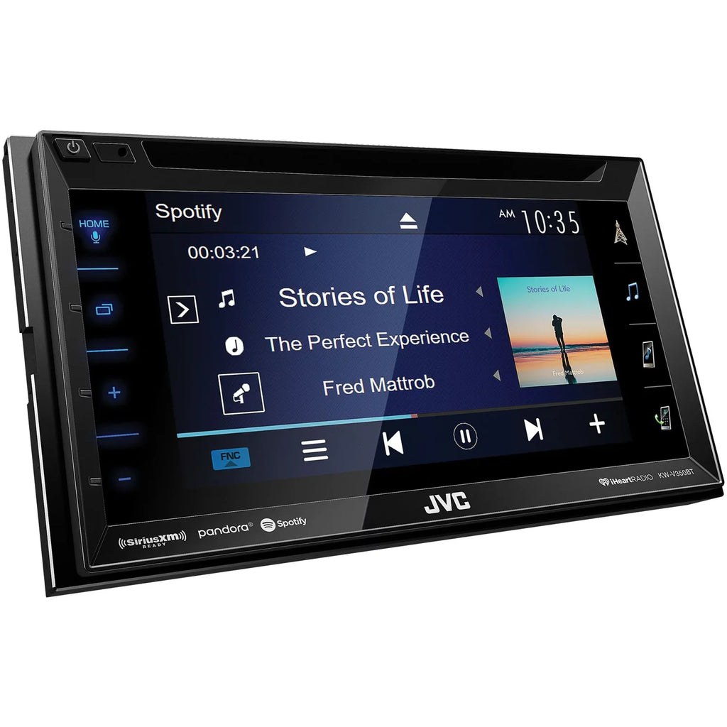 JVC Mobile KW-V350BT 6.8" Double-DIN In-Dash DVD Receiver with Bluetooth and SizeiriusXM Ready
