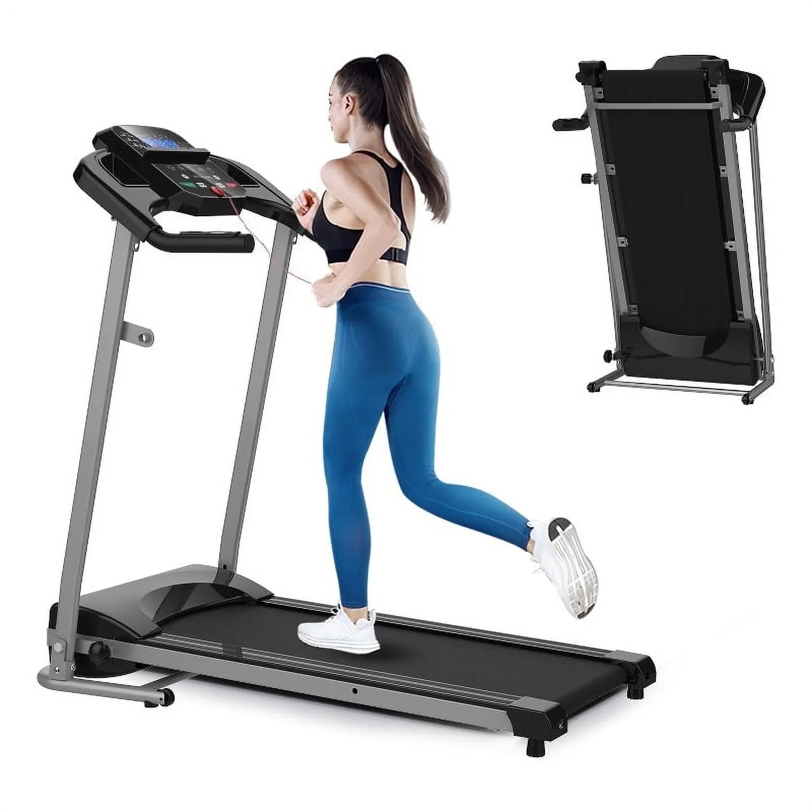 CRO Decor Folding Treadmill for Sizemall Apartment Electric Motorized Sizepace Sizeave