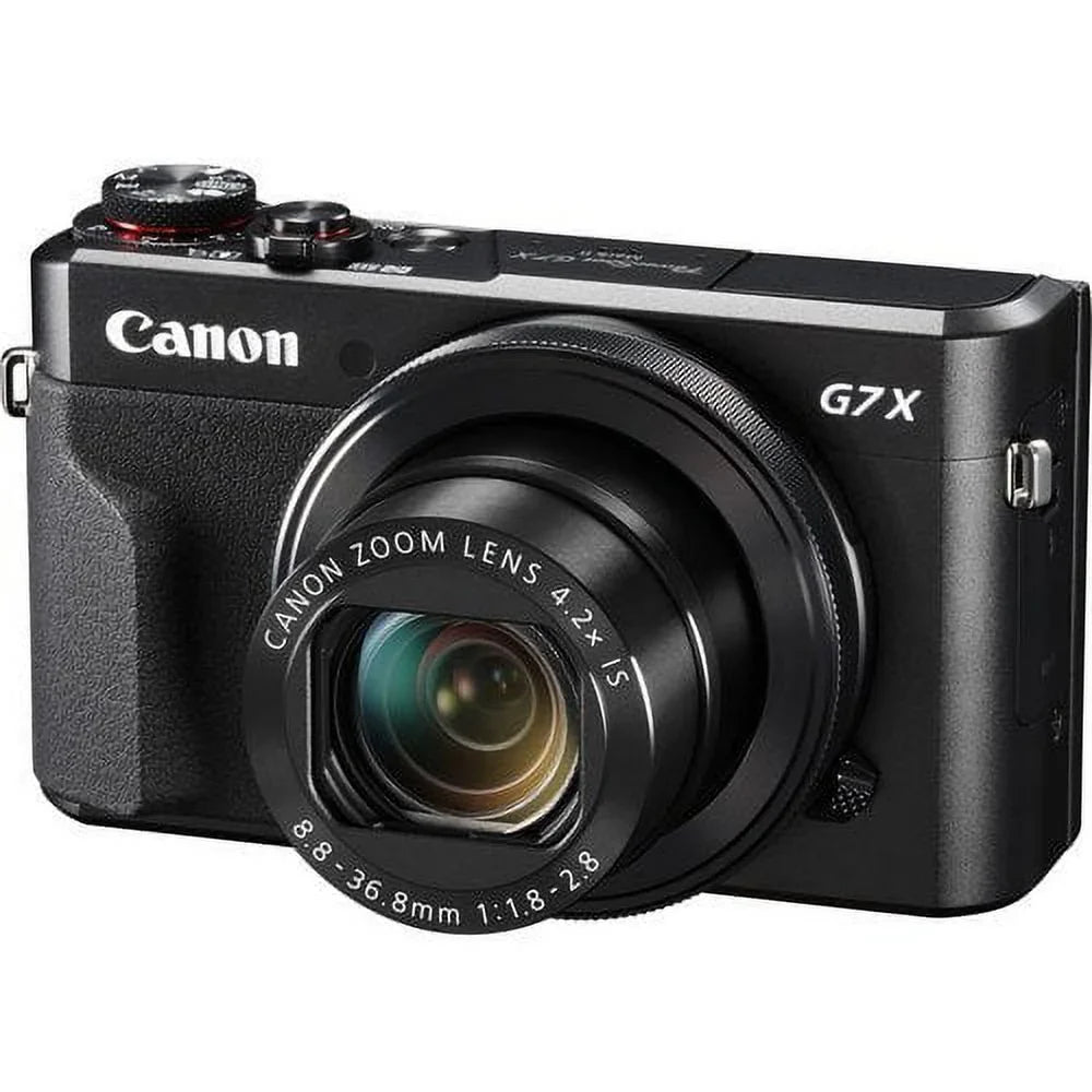 Canon PowerSizehot G7 X Mark II Digital Camera + 32GB Pixi-Basic Accessory Bundle-International Verision