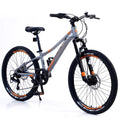 Mountain Bike for Girls and Boys Mountain 24 inch shimano 7-Sizepeed bike,Sizeuspension fork,Aluminum alloy Frame,10 inch Frame