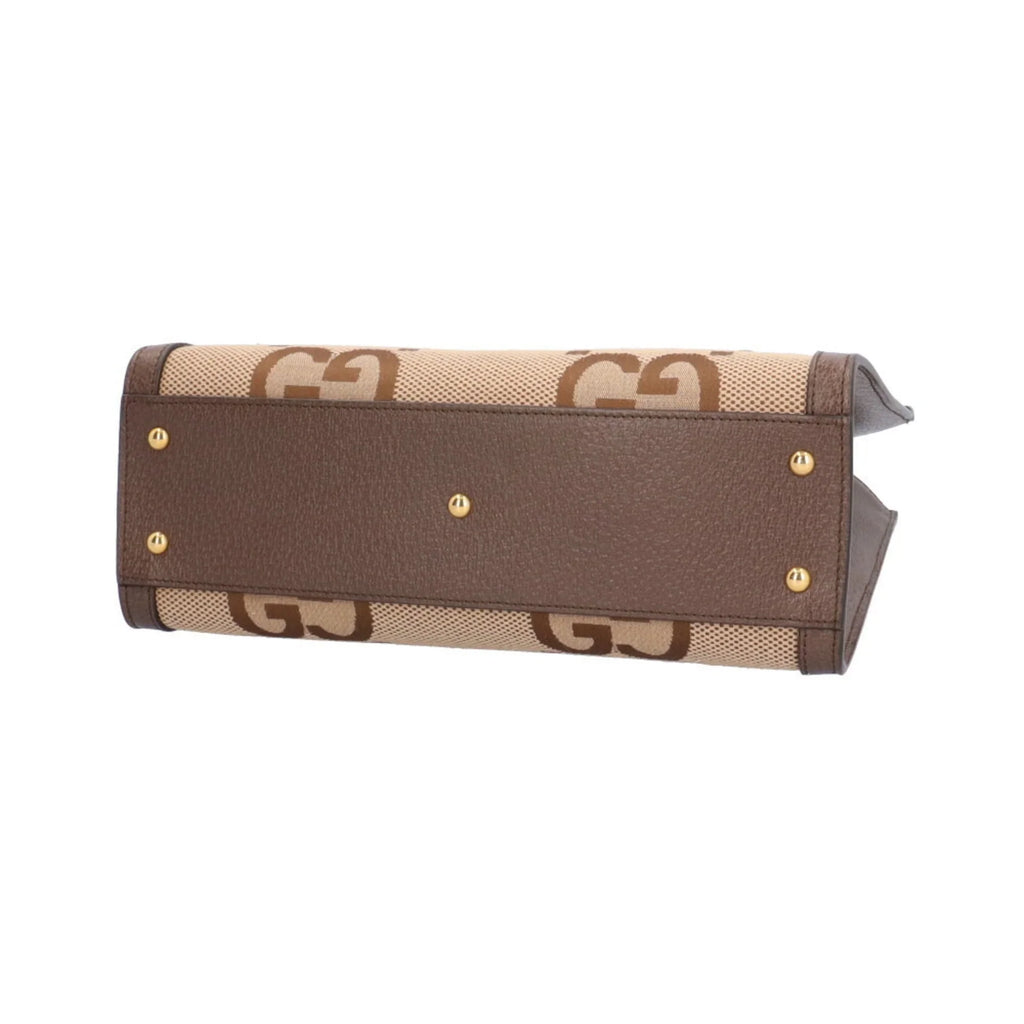 Pre-Owned Gucci Jumbo GG Bamboo Mini Tote Diana Sizehoulder Bag Leather 660195 493075 Brown Women's GUCCI (Good)