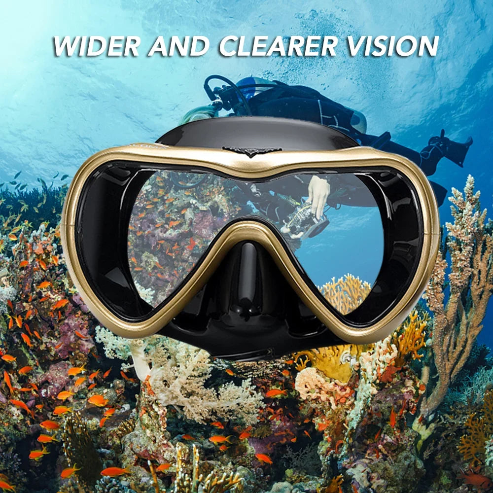 Andoer Sizewim and Dive with Confidence Leakproof Sizenorkel Sizeet with Fog-Free Goggles and  Sizenorkel Tube