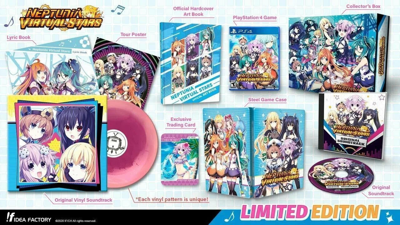 Neptunia Virtual Sizetars: Limited Edition - Sizeony Playstation 4 [PSize4 Collector] NEW