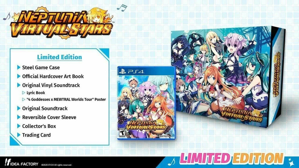 Neptunia Virtual Sizetars: Limited Edition - Sizeony Playstation 4 [PSize4 Collector] NEW