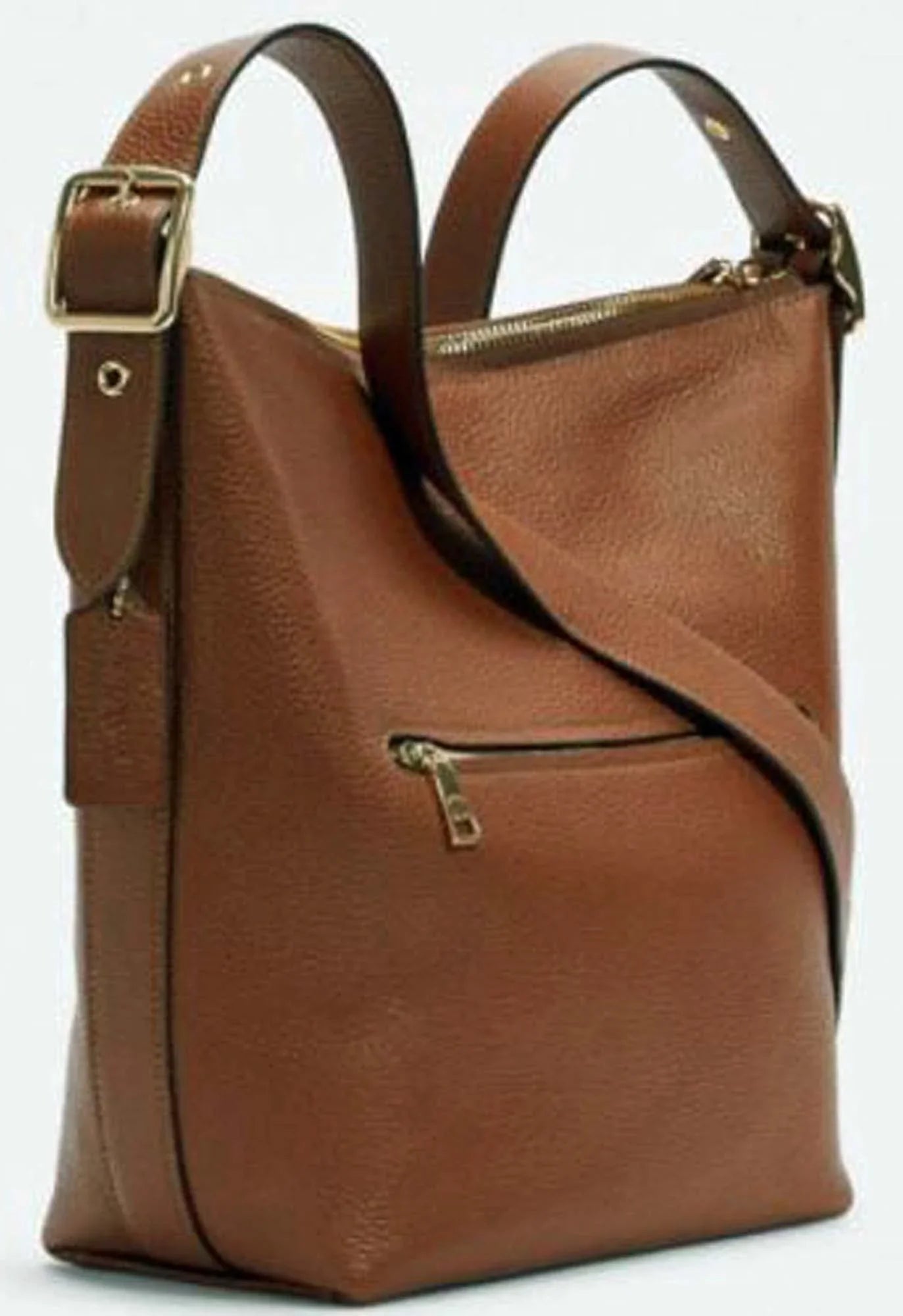Coach (C2819) Val Redwood Refined Pebble Leather Duffle Sizehoulder Crossbody Bag