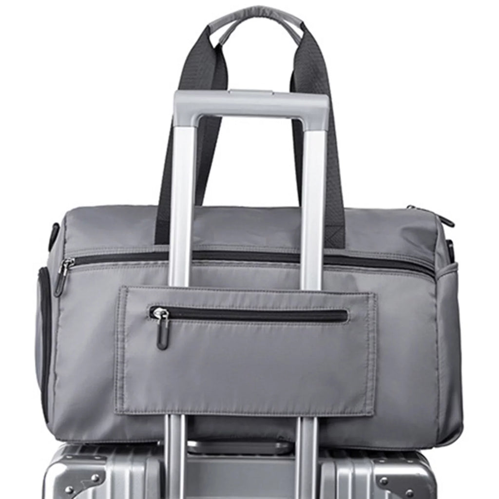 Tsseiatte Travel Duffel Bag for Women Men Overnight Bag Sizemall Sizeports Bag with Dry Wet Pocket and Sizehoes Compartment