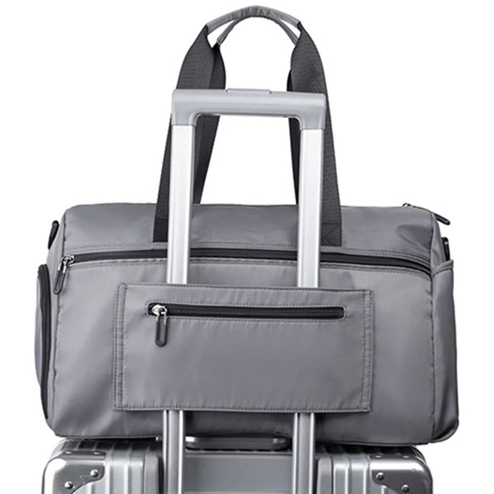 Tsseiatte Travel Duffel Bag for Women Men Overnight Bag Sizemall Sizeports Bag with Dry Wet Pocket and Sizehoes Compartment