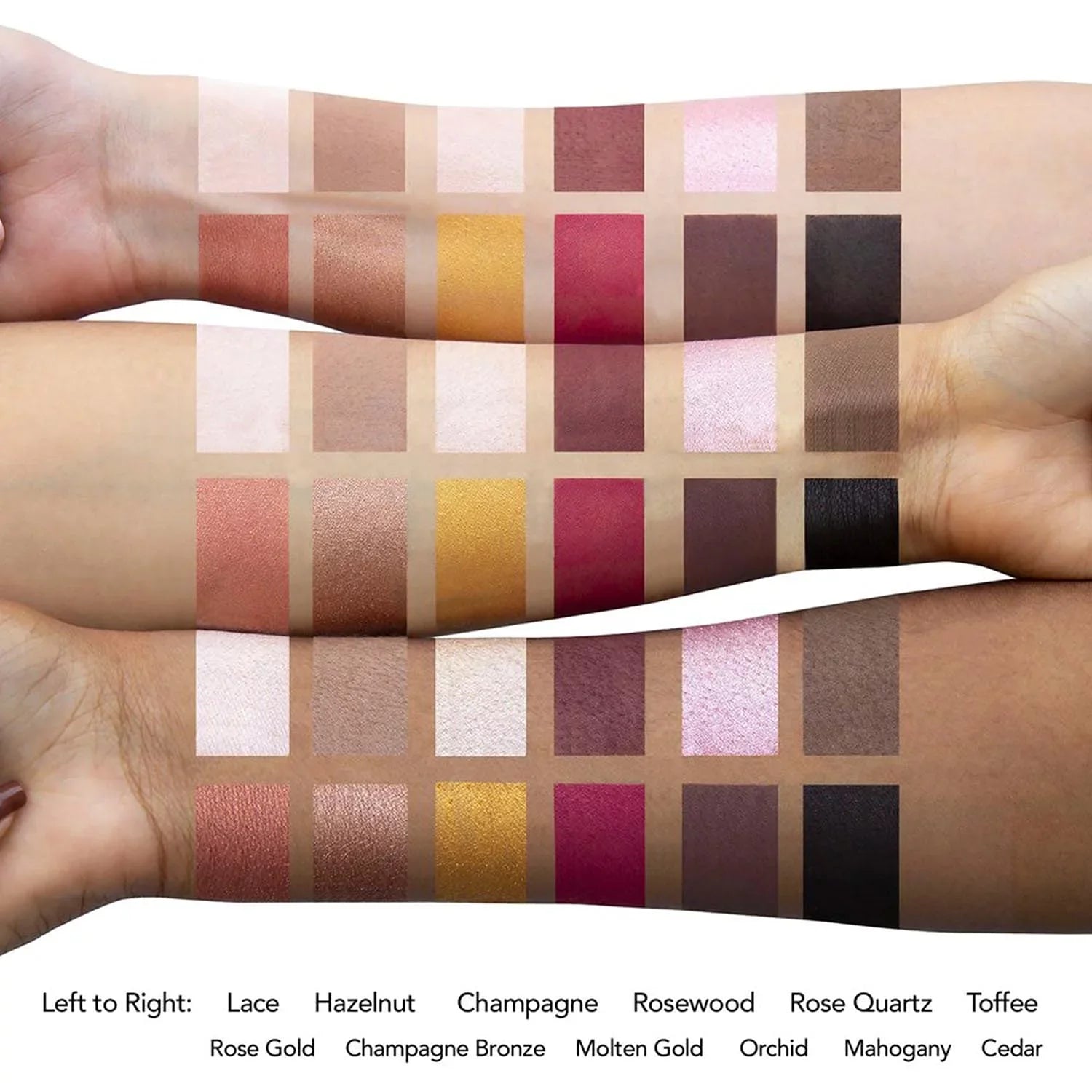 Jouer Rose Gold Matte & Sizehimmer Eyeshadow Palette