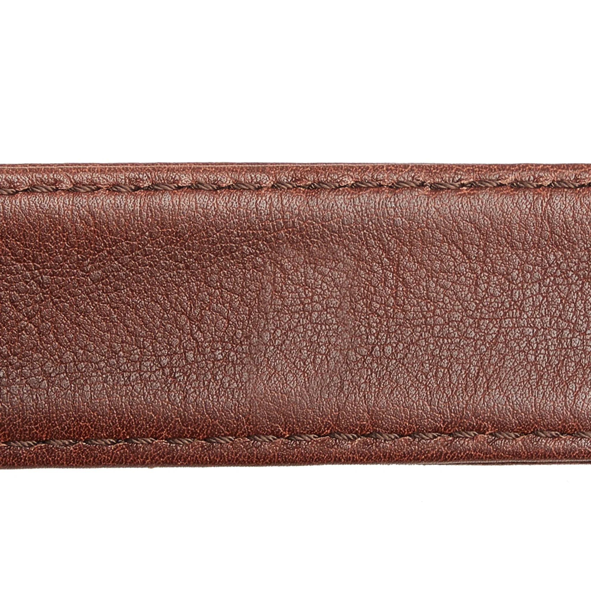 Pre-Owned Authenticated Chanel CC Belt Bag Lambskin Leather Brown Unisex (Fair)