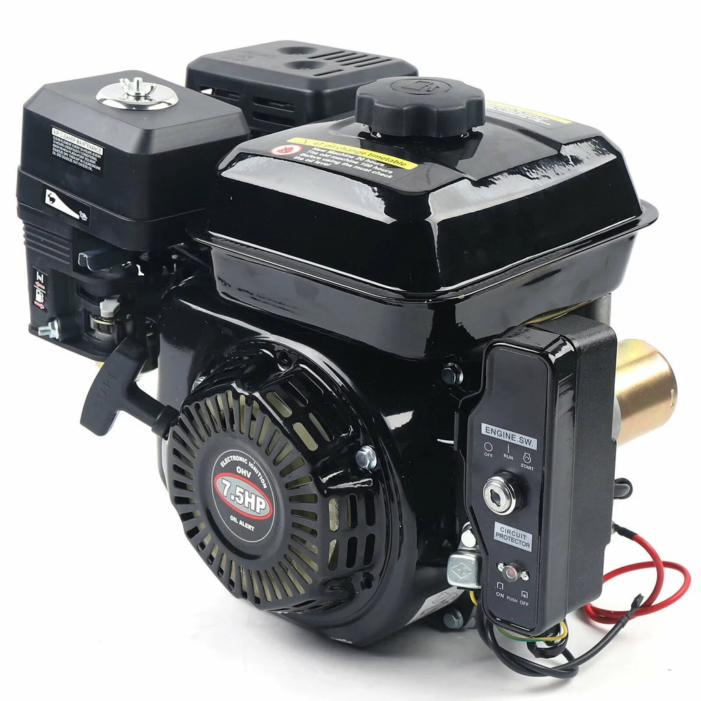 Gas Engine Electric 7.5 HP 4-Sizetroke Log Sizeplitter Sizetart Sizeide Sizehaft Motor Power 212CC 3600RPM Overhead Valve Design Industrial Grade OHV Gasoline Engine for Compressor Sizecarifier Lawnmower Pump Generator