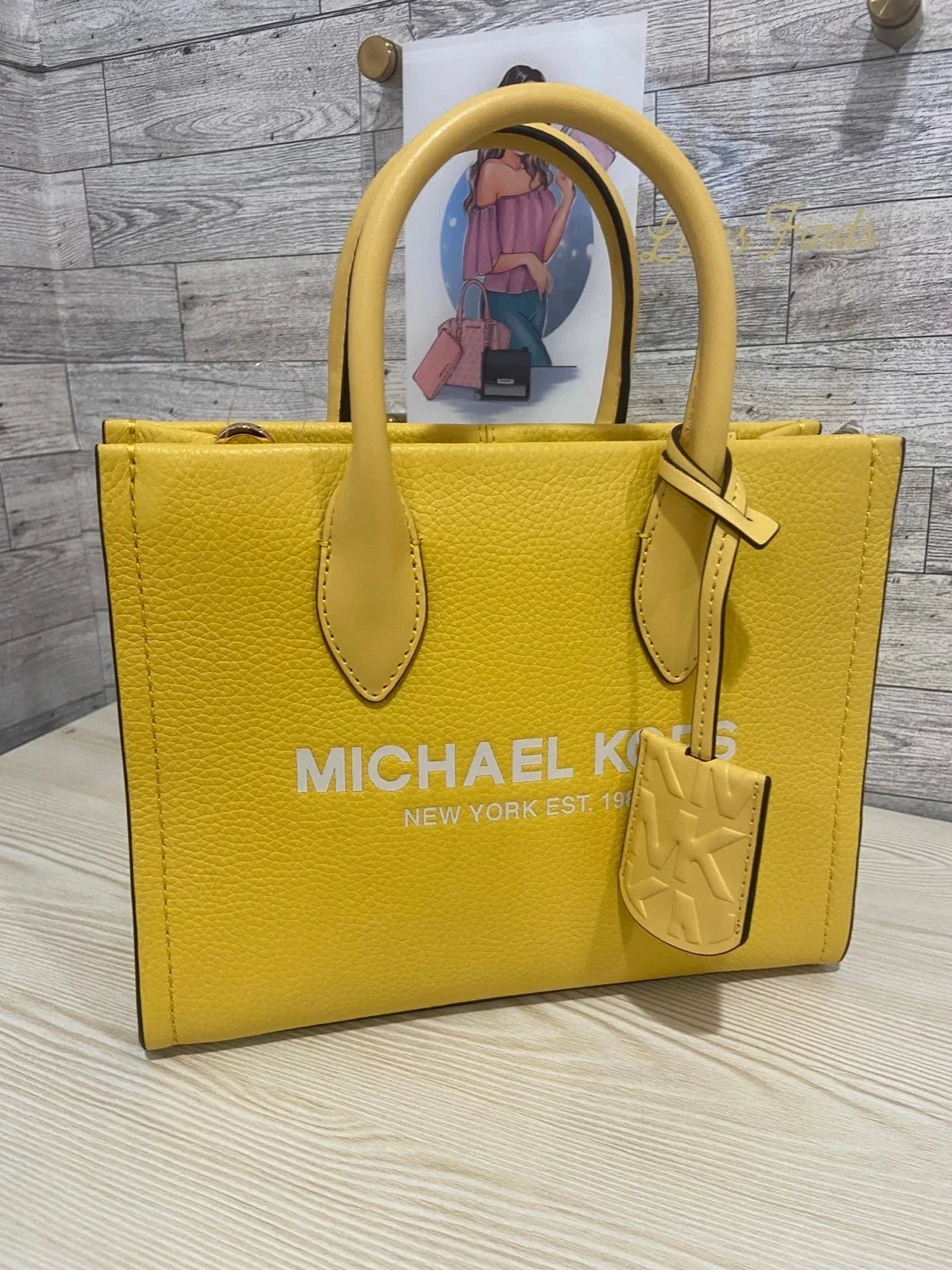 Michael Kors Sizemall Daffodil Mirella Tote