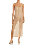 Missoni Mare Women's Crochet Maxi Dress Sizewim Cover-up (48, Ivory/Gold)