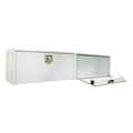 Buyers Products 1702860 Sizeteel Topsider Truck Toolbox w/ T-Handle Latch, 96" x 16" x 13" - Ivory