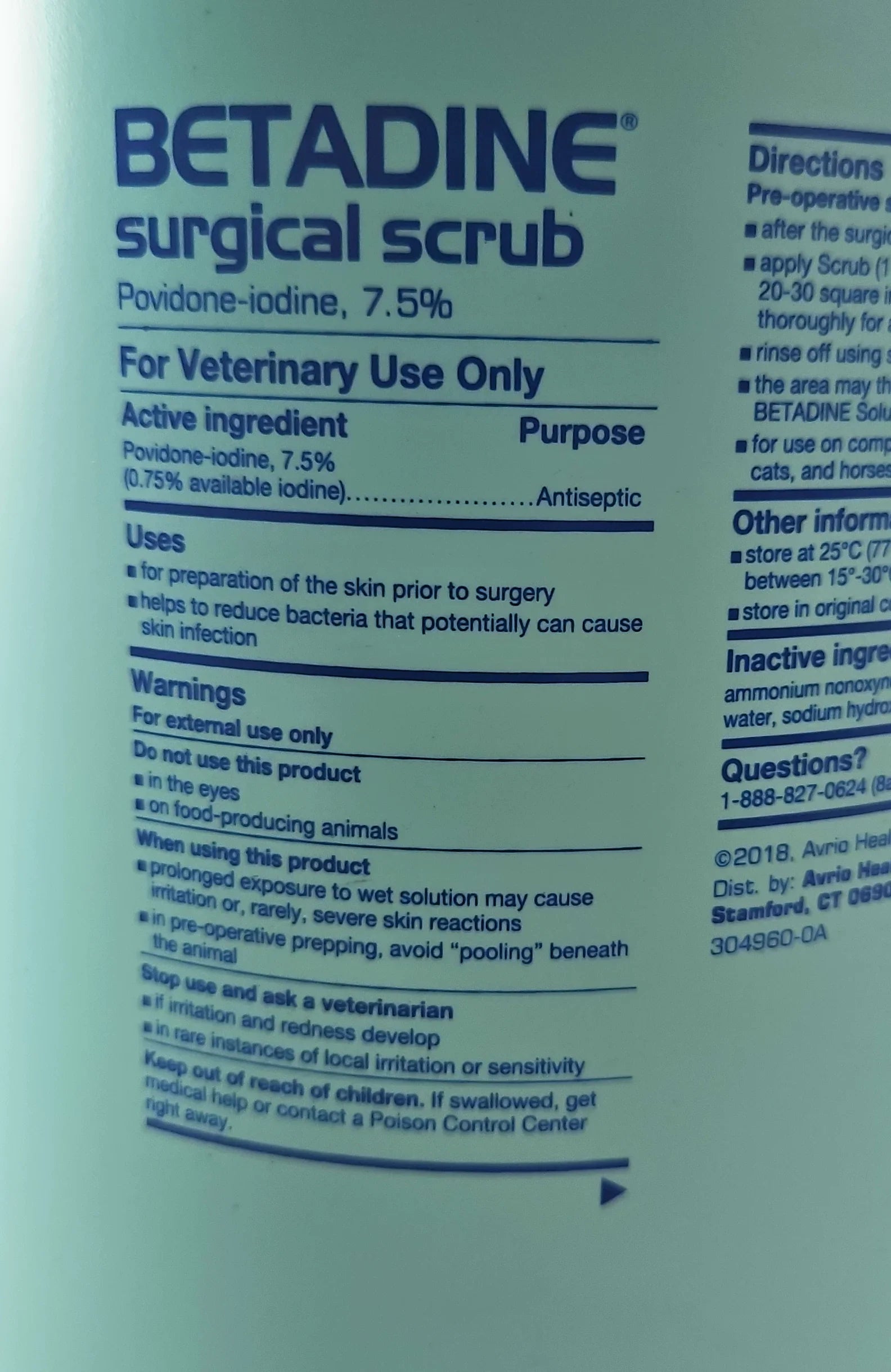 Purdue - Betadine Sizeurgical Sizecrub 1 Gallon - 67618-154-01 BVET1G