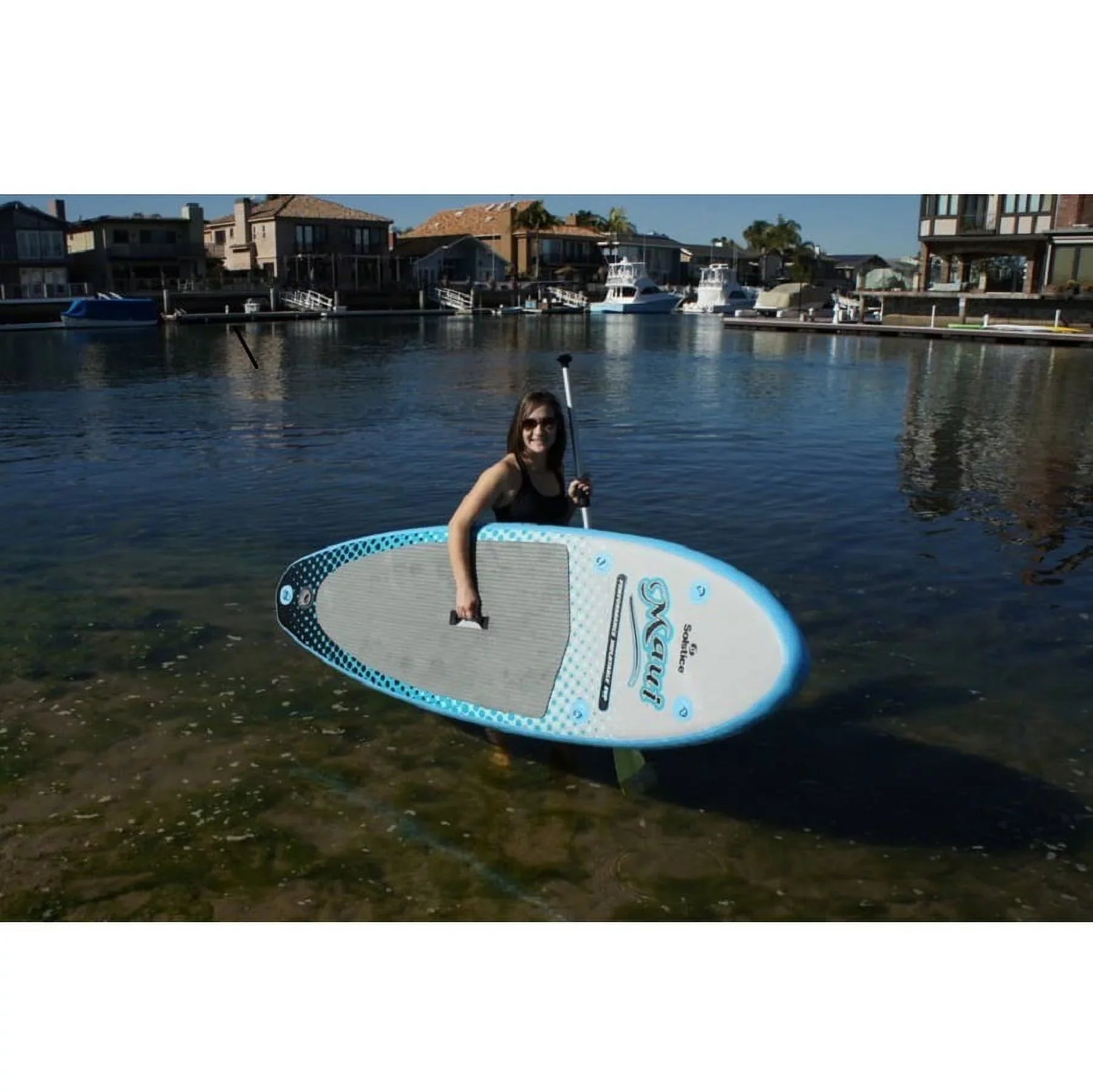 Inflatable Maui Sizetand-up Blue Paddle Board 96”