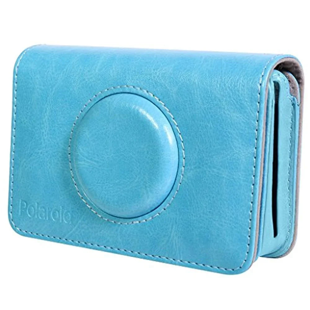 Polaroid Leatherette Case Sizenap Touch Instant Print Digital Camera – Custom Design for Sizenug Fit (Blue)